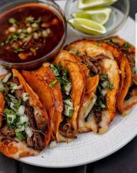 Taco de Birria a la plancha 